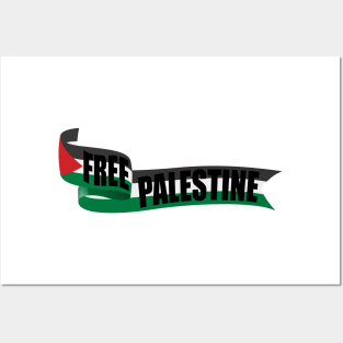 Free Palestine flag Posters and Art